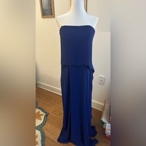 BCBGMaxAzria Strapless Royal Blue Dress